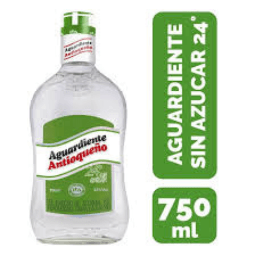 750ML AGUARDIENTE TAPA VERDE